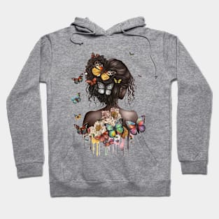 Butterfly Black Girl #1 Hoodie